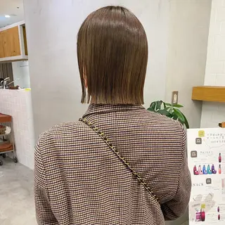 ショート カラー 、 、のヘアスタイル