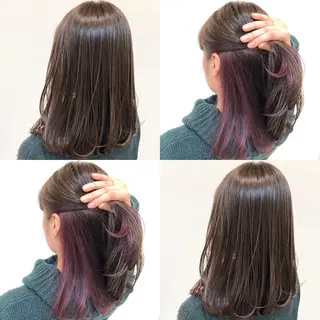 カラー 東梅田エリアカラー ヘアセットNo. 1のヘアスタイル