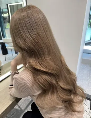 カラー miyu/ケアカラー /髪質改善のヘアスタイル