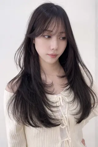 ロング 大西 天使のヘアスタイル