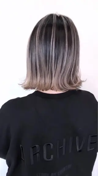 ミディアム 平岸 Stream1stのヘアスタイル