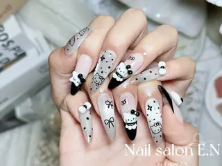ネイル E.N🦋 長さ出し/持ち込みのネイルデザイン