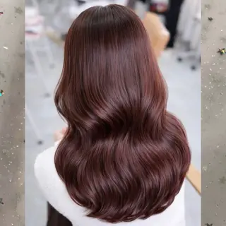 ミディアム ☘️透明感オリーブ ナミ☘️のヘアスタイル