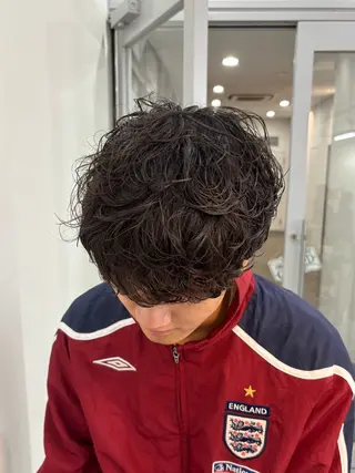 パーマ メンズ メンズスタイリスト✨ 助川龍哉のヘアスタイル