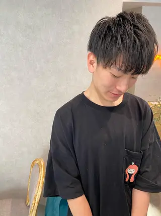 ミディアム メンズ XENA表参道 MIKUのヘアスタイル