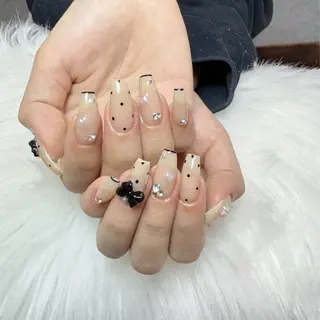 ネイル 🎀nana🫧 ワンホンネイル🎀のネイルデザイン