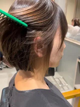 ショート カラー KIZU 髪質改善 オカルト怪談のヘアスタイル