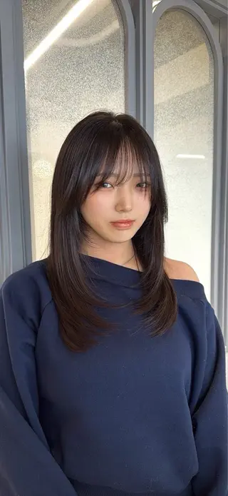 ロング カラー 🌻Reina 艶カラー/髪質改善のヘアスタイル