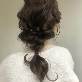 ミディアム カラー ヘアアレンジ BRUNTJET所属・MAEDA MADOKAのヘアスタイル