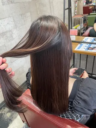 ロング 茨木/縮毛矯正/ 成元のヘアスタイル