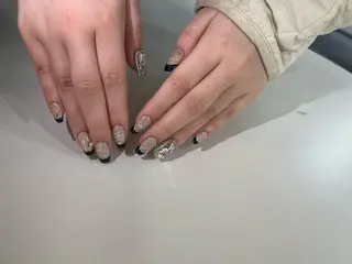 ネイル Shis_🦄shi 韓国風キラキラネイルのネイルデザイン