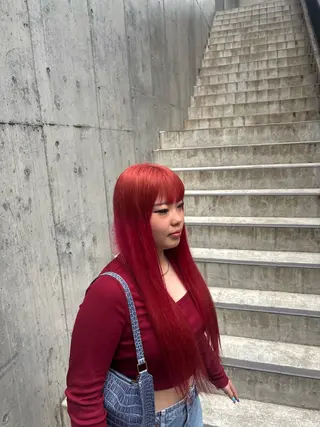 カラー ギャル/ハイトーン 特化/ルイヤのヘアスタイル