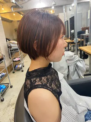ショート Ra-Ffichi by siun所属・宮田海聖 ナチュラル/美髪のヘアスタイル