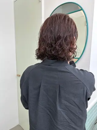 ショート パーマ ボブ/レイヤー/ケア パーマ/リュウタのヘアスタイル