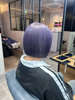 ショート カラー 韓国×髪質改善カラー 💎hinaのヘアスタイル