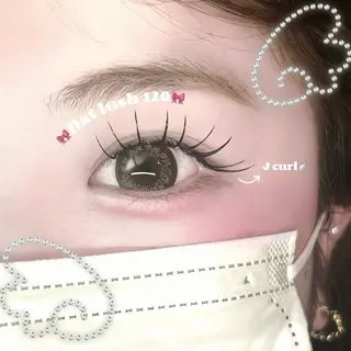 マツエク・マツパ FaB 千葉店所属・🩶LEDエクステ& 上下パーマRAN🪽のマツエク・マツパデザイン