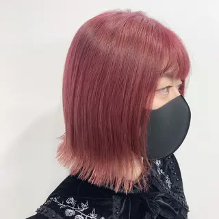 ミディアム カラー ヘアアレンジ 🍒暖色✖️レイヤー ／Haruna🍒のヘアスタイル