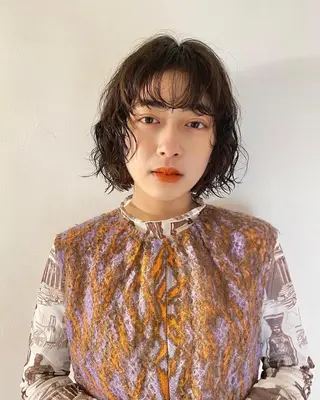 ショート パーマ レイヤー/パーマ /ウルフ/nabeのヘアスタイル