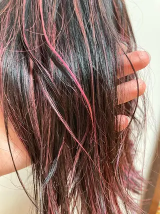 ミディアム カラー 阪口 依美奈のヘアスタイル