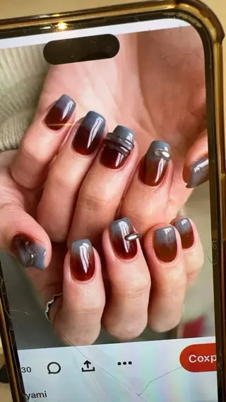 ネイル 💅パッマ ネイル AOIのマツエク・マツパデザイン