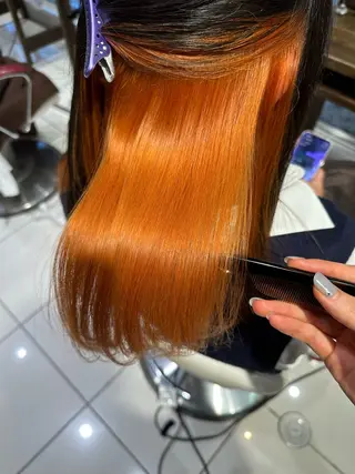 ミディアム カラー 💜髪質改善推し💜 Sein.せりのヘアスタイル