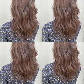 ミディアム 透明感/オリーブ/ グレージュ/YUKAのヘアスタイル