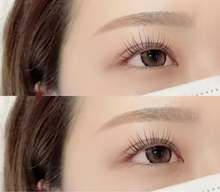 アイブロウ 中東 真子のヘアスタイル