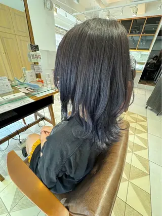 ミディアム カラー 🤍FUKUMURA 🤍のヘアスタイル