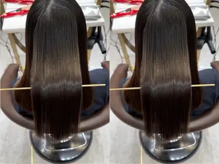 ロング カラー パーマ 【美髪矯正】 吉村　清志のヘアスタイル