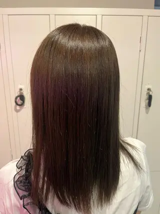 ミディアム カラー annuy aoiのヘアスタイル