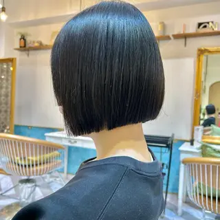 ミディアム 髪質改善【縮毛矯正】 北千住で美髪に導く人のヘアスタイル