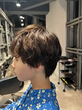 ショート パーマ ✨髪質改善矯正× ブリーチ✨YU-KIのヘアスタイル