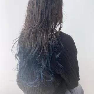 ミディアム カラー ハッシュカット/四条 烏丸/寺本弘樹のヘアスタイル