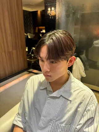 ショート パーマ メンズ YUKI🇰🇷 カルマ／ダウンパーマのヘアスタイル