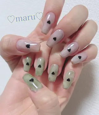 ネイル まるみ ♡のネイルデザイン