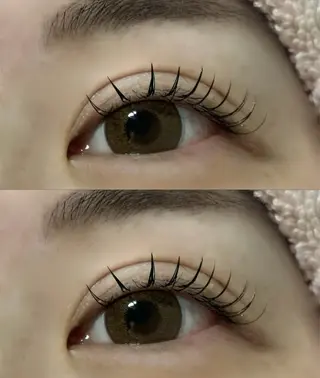 マツエク・マツパ mon. eyelash eyebrow所属・𖤐⸜mon.⸝𖤐 KOHARUのマツエク・マツパデザイン