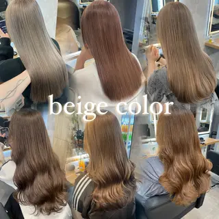 ロング カラー ヘアアレンジ 透明感カラー/推しカ ラー☁️JURAのヘアスタイル