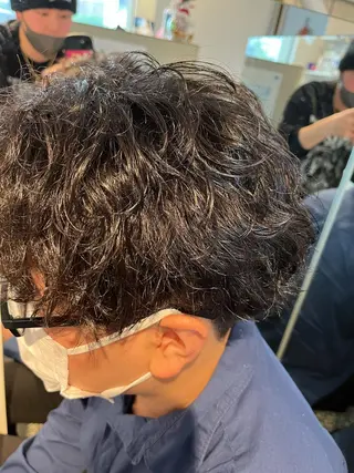 ショート パーマ メンズ APREKO RIKUのヘアスタイル