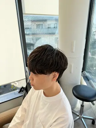 ショート パーマ メンズ SALOWIN下北No.R店所属・下北沢／メンズ/ メンズパーマ/優樹のヘアスタイル