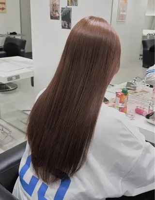 ロング カラー グレージュ/ベージュ /経堂/sana🌱のヘアスタイル