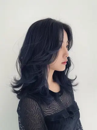 カラー Laffin. 喜永のヘアスタイル