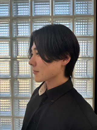 ショート メンズ Bonheur所属・茨木メンズ/フェザー パーマ/酒井壮大のヘアスタイル