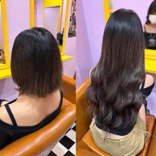 ショート チビ編み込みエクステ どぅ〜す/YUIのヘアスタイル