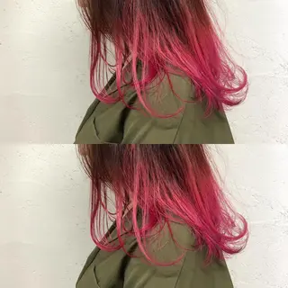 ロング カラー ヘアアレンジ 【池袋/スパイキー ショート】ⓝⓘⓜⓤのヘアスタイル