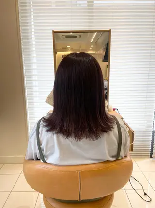 カラー 🪸暖色艶カラー/ shiori🫧のヘアスタイル