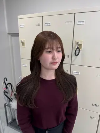 カラー noa🫧美髪/ 透明感カラーのヘアスタイル