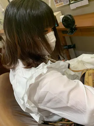 ミディアム パーマ 佐藤宰❪髪質改善❫ ❪カラー/透明感❫のヘアスタイル