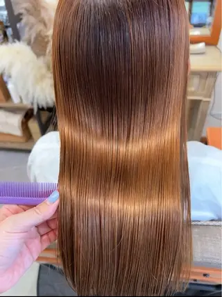 ロング パーマ hair works raptureのヘアスタイル