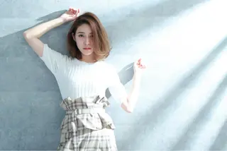 セミロング ヘアアレンジ 指名支持率NO.1 スタイリストのヘアスタイル
