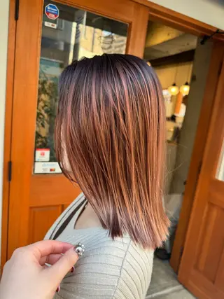 ミディアム ‪ ヘアーラボ ハチHAIR RABO HACHI所属・高山 妃のヘアスタイル